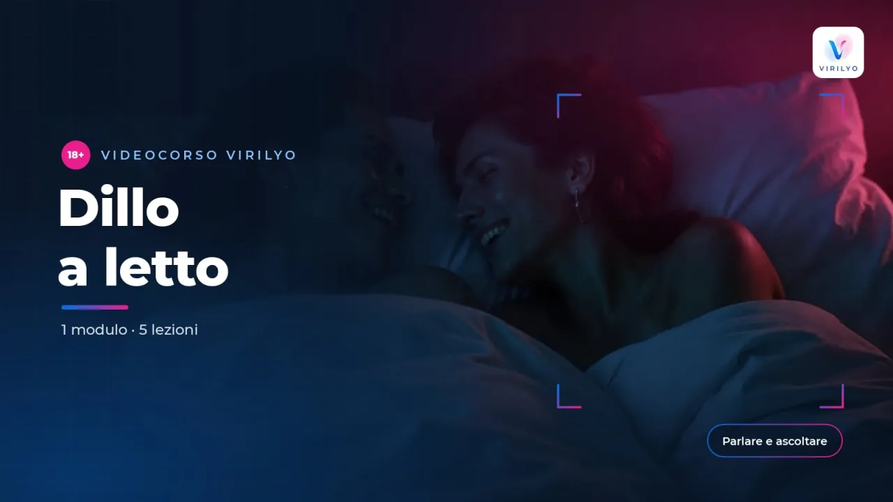 Copertina del corso Dillo a letto